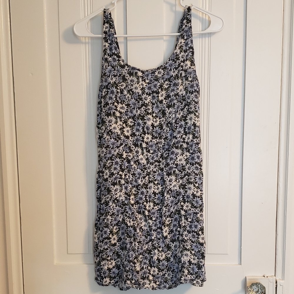 American Eagle blue floral sundress
